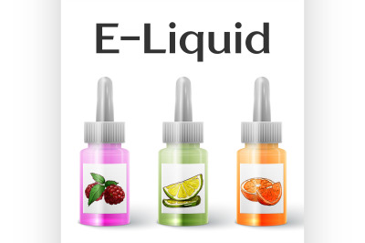 Vector E-Liquid illustration