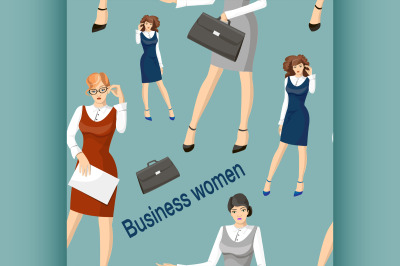 Business women set pattern