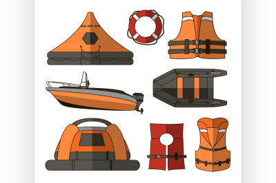 Water rescue set