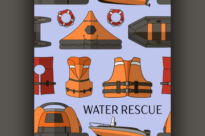 Water rescue set pattern