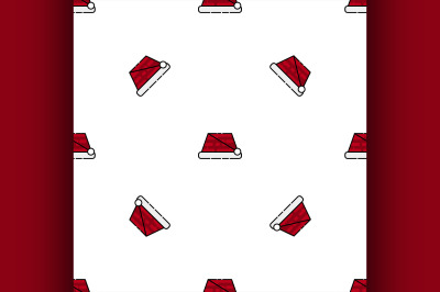 Christmas flat icon pattern
