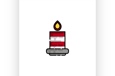 Christmas flat icon