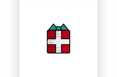 Christmas flat icon