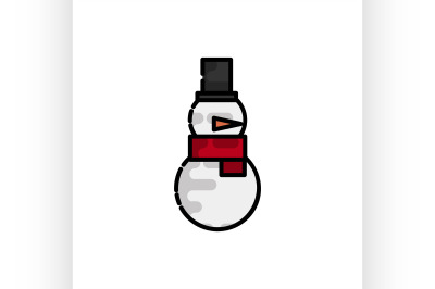 Christmas flat icon