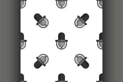 Different microphones types pattern