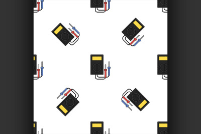 electricity flat icon pattern