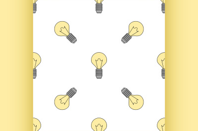 electricity flat icon pattern