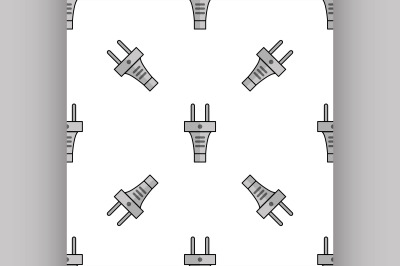 electricity flat icon pattern