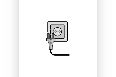 Electricity flat icon