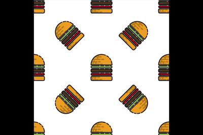 Fast food flat pattern