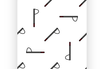 Fishing flat icon pattern