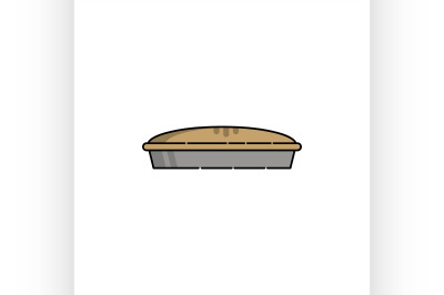 Kitchen flat icon. Pie
