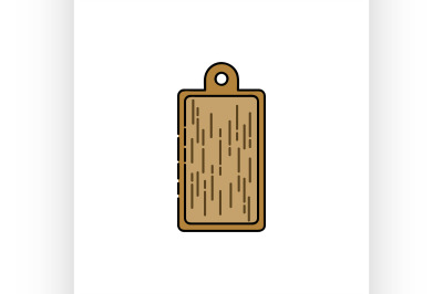 Kitchen flat icon. Cutting board