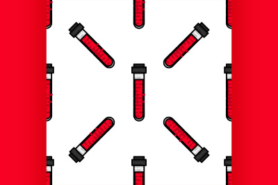 Medical flat icon pattern