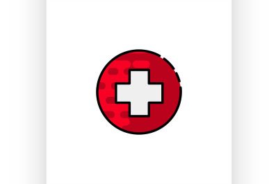 Medical flat icon