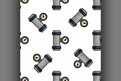 Water Pipes flat icon pattern