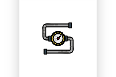 Water Pipes flat icon