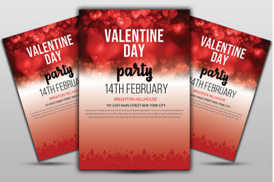 Valentines Day Flyer Template