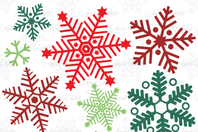  Christmas Snowflake Clipart