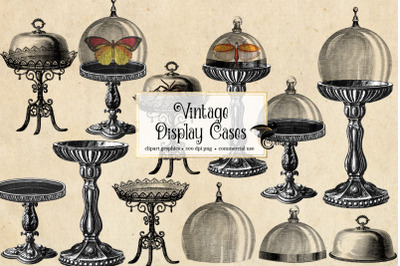 Vintage Display Case Clipart