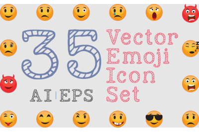 Vector Emoji Icon Set