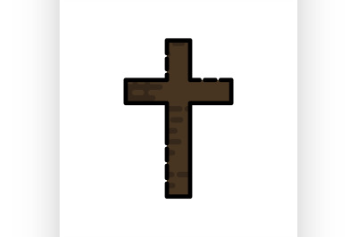 Christianity flat icon