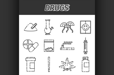 Narcotic drugs icon