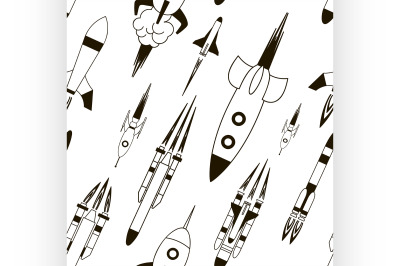 Set of rockets pattern