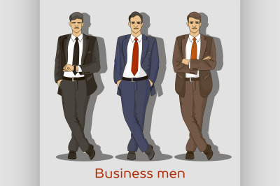 Business men set