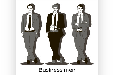 Business men set