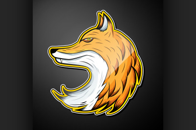 Fox color emblem