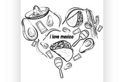 Mexico love set