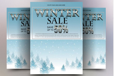 Big Winter Sale Flyer