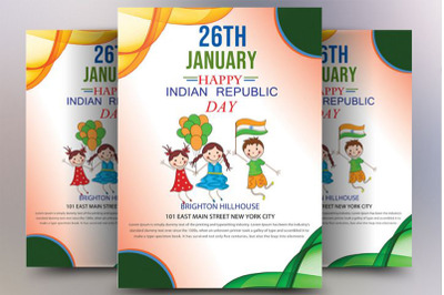 Happy Indian Republic Day Poster