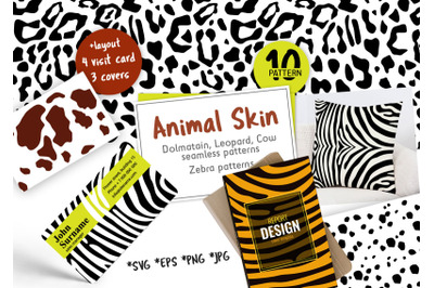 Animal print seamless pattern Pack.