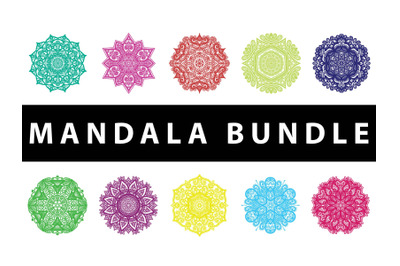 Mandala Colorful Vector Illustration