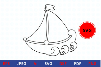 Boat SVG cut files Sailboat svg