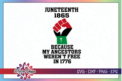 Juneteenth 1865 svg&2C; black fist svg&2C; black lives matter svg&2C;juneteenth