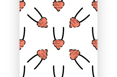 Human organs flat pattern