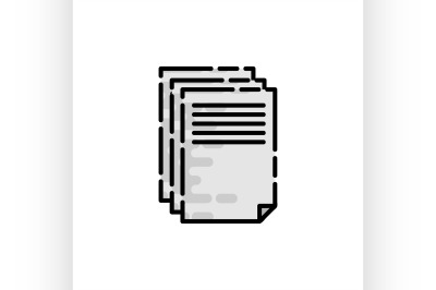 Polygraphy flat icon