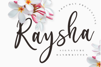 Raysha Signature Handwritten