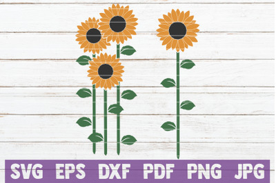 Sunflowers SVG Cut File