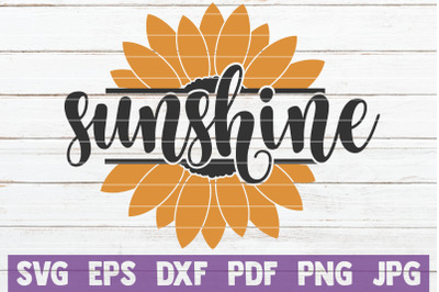 Sunflower Sunshine SVG Cut File