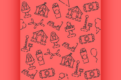 Amusement park pattern