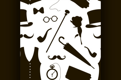 Pattern of vector elements for gentlemen