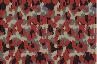 Camouflage pattern background vector. Military style masking camo