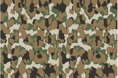 Camouflage pattern background vector. Military style masking camo