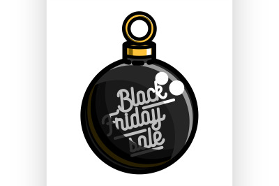 Color vintage black friday sale emblem