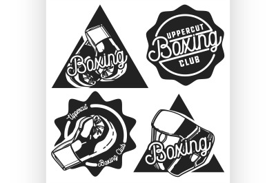 Vintage Boxing emblems