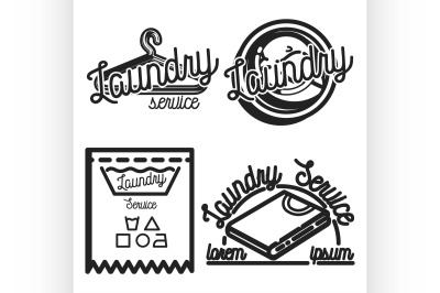 Vintage laundry emblems